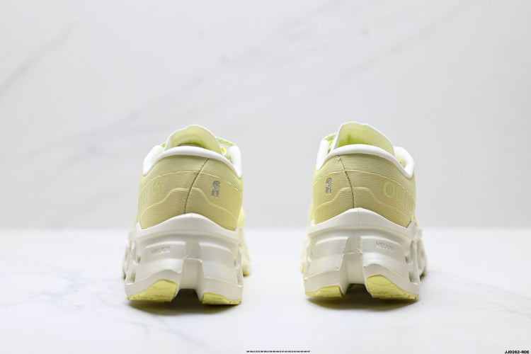 On Cloudmonster 3 Lime & Cream Sneakers