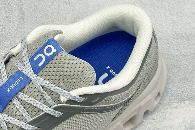 On Cloud X 5 Light Grey & White Sneakers