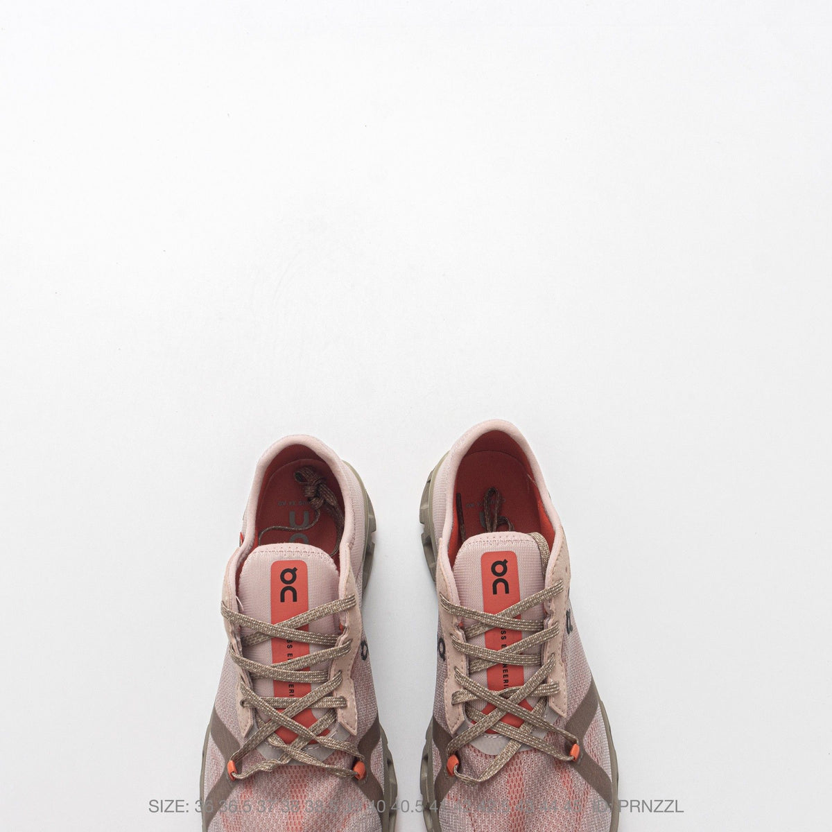 On Cloud X 4 Blush Pink & Taupe Sneakers