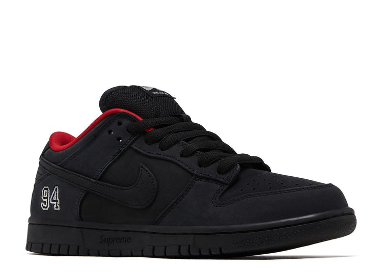 Nike Supreme x Dunk Low SB 'Black' (HQ8487-001)