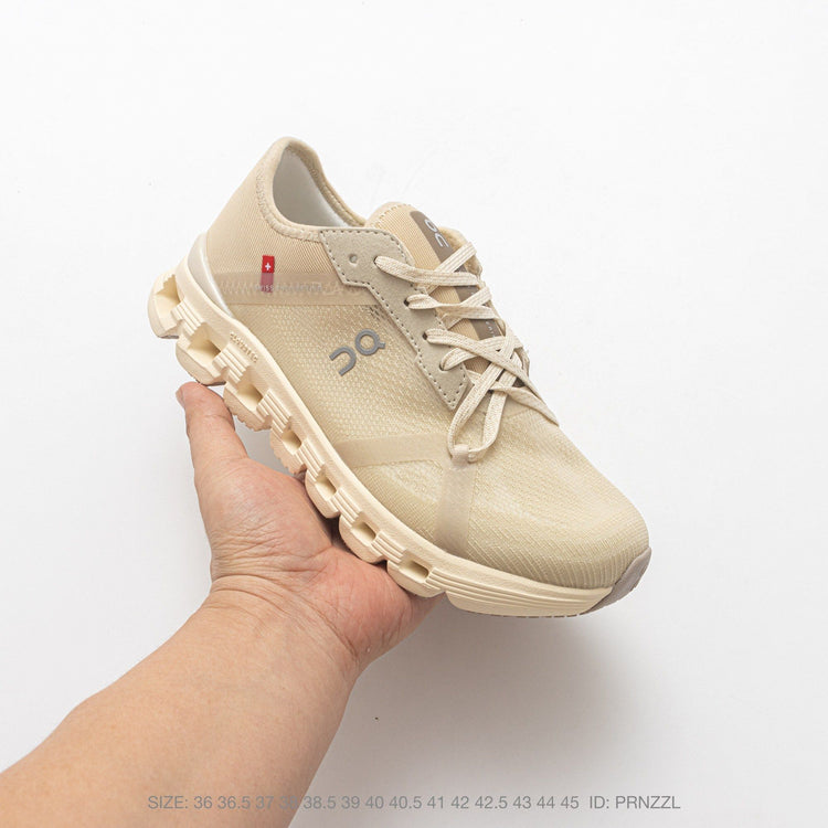 On Cloud X 4 Cream Sneakers