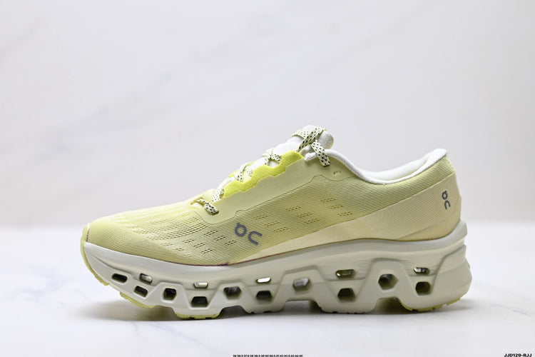 On Cloudmonster 3 Pale Lime & Cream Sneakers