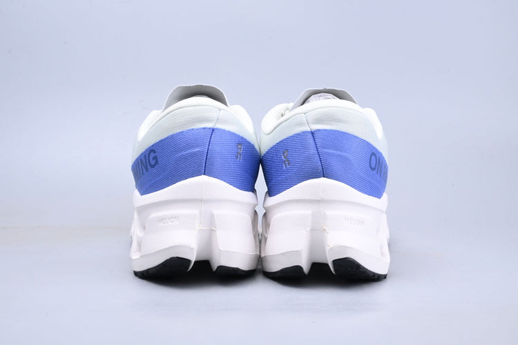On Cloudmonster 3 White & Blue Sneakers