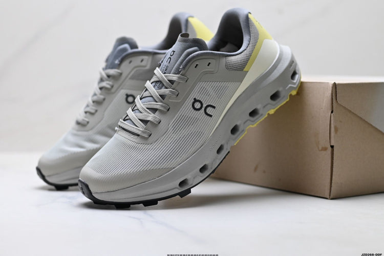 On Cloudvista 3 Grey & Lime Sneakers