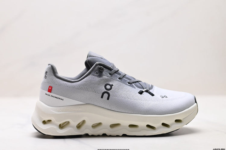 On Cloudtilt Grey & Cream Sneakers