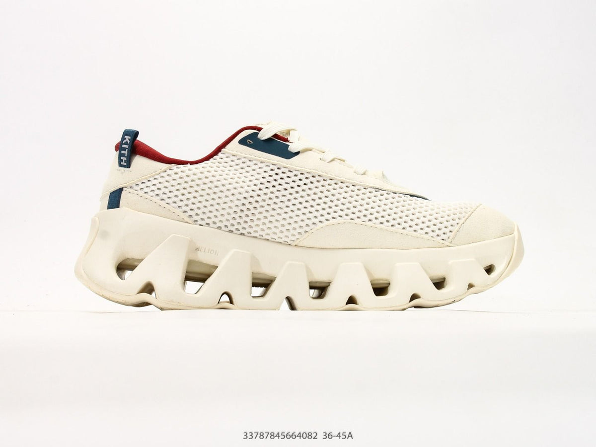 On Cloudswift K-Tech 2 Cream & Black Sneakers
