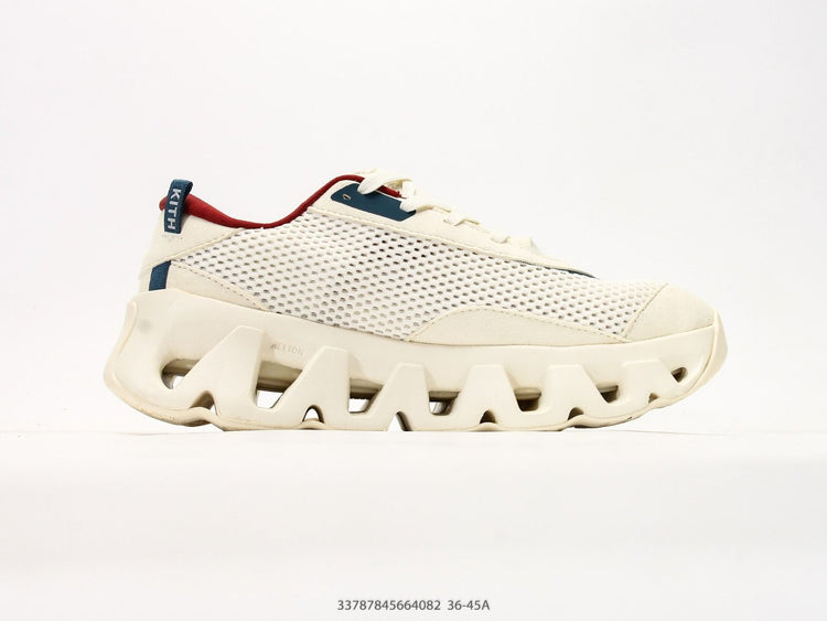 On Cloudswift K-Tech 2 Cream & Black Sneakers