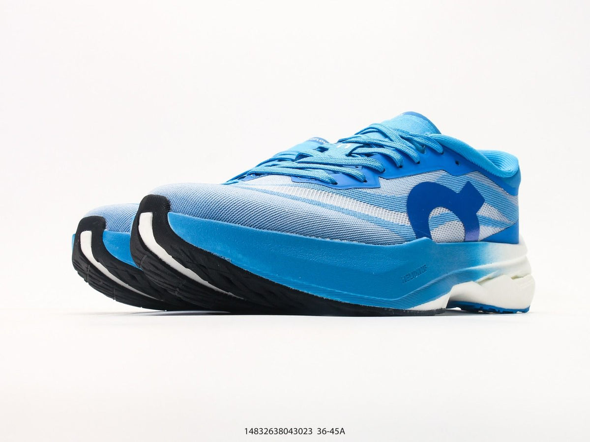 On Cloudmonster Hyper Blue & White Sneakers