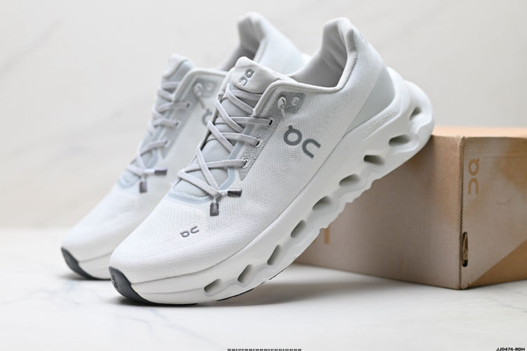 On Cloudtilt White & Silver Grey Sneakers
