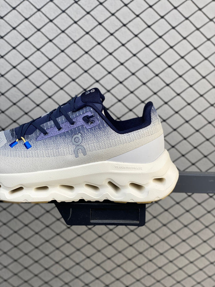 On Cloudtilt White & Navy Sneakers