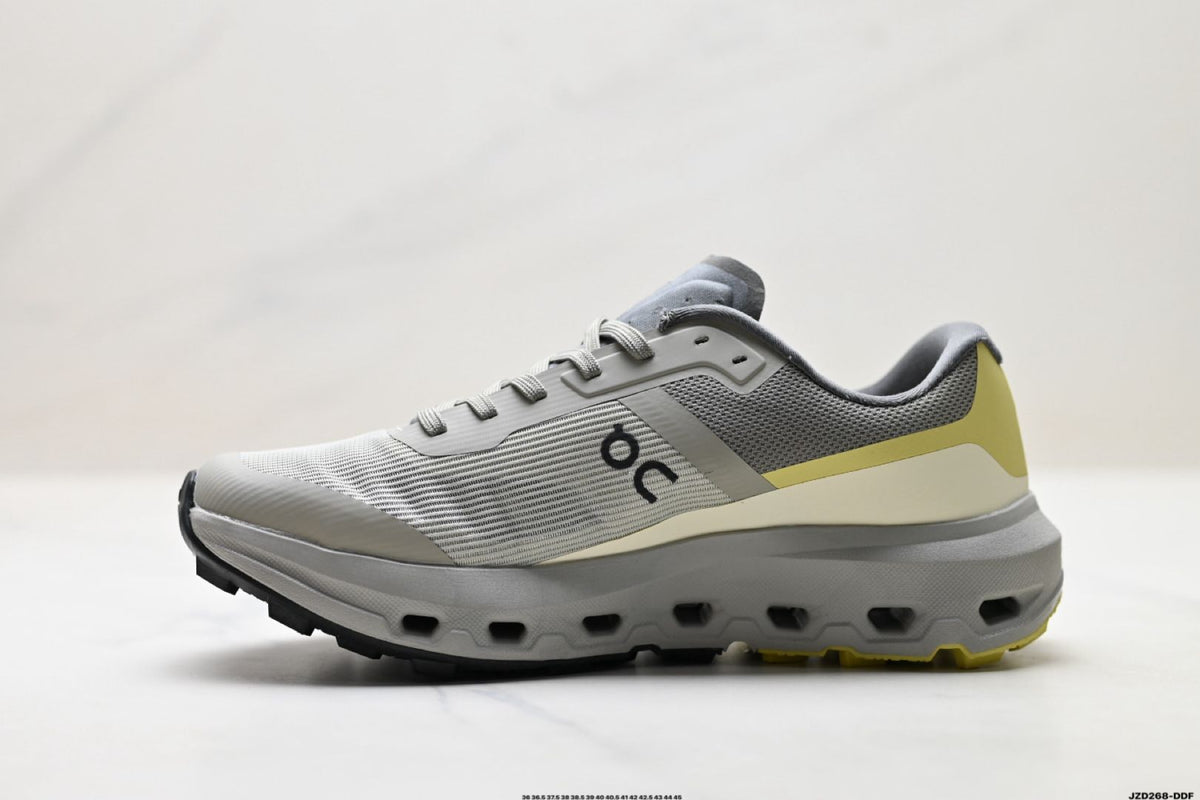 On Cloudvista 3 Grey & Lime Sneakers