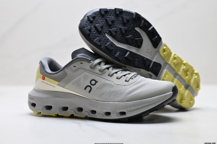 On Cloudvista 3 Grey & Lime Sneakers