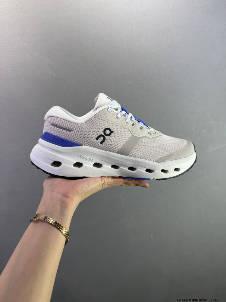 On Cloudrunner 3 White & Blue Sneakers