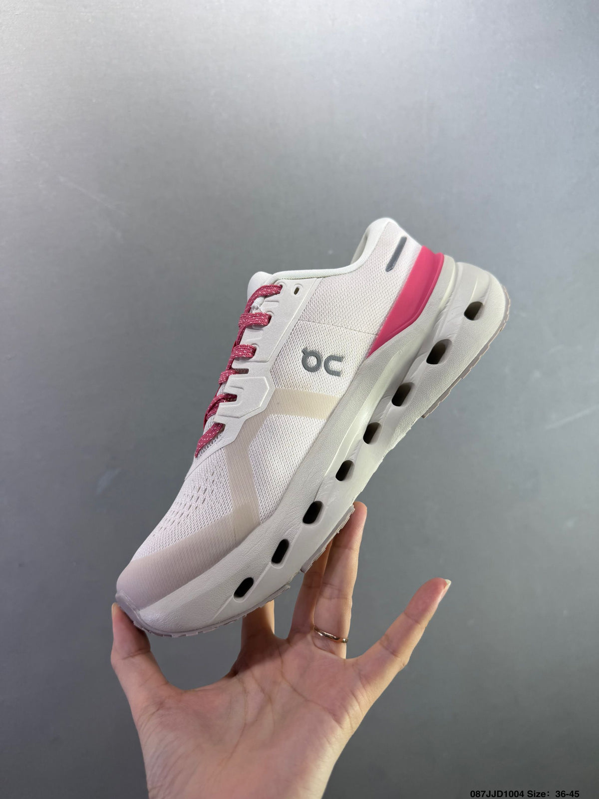 On Cloudrunner 3 White & Pink Sneakers