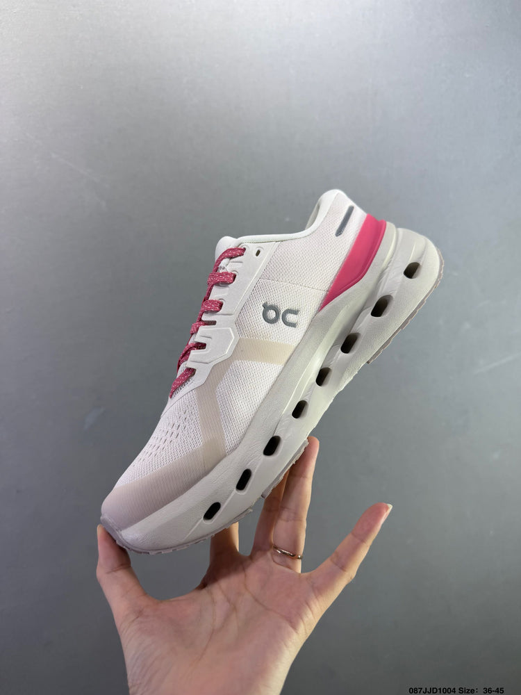 On Cloudrunner 3 White & Pink Sneakers