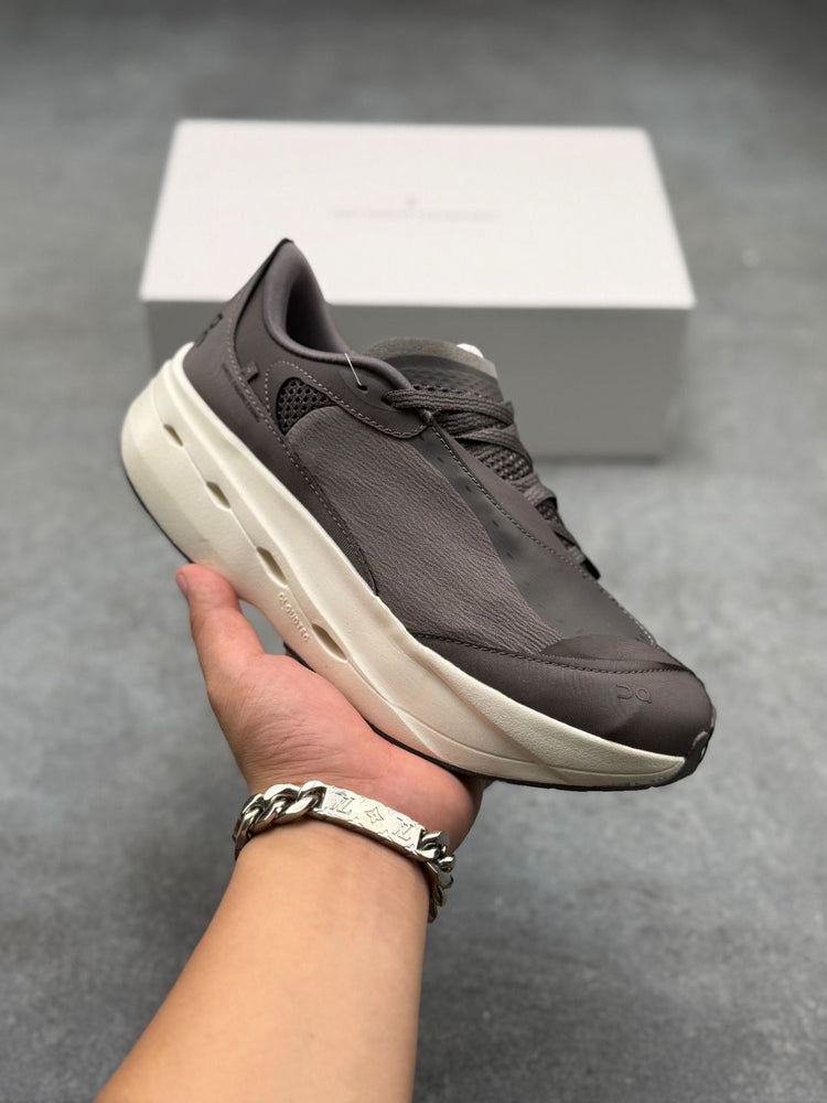 On Charcoal & Cream Sneakers Cloudboom Volt PAF