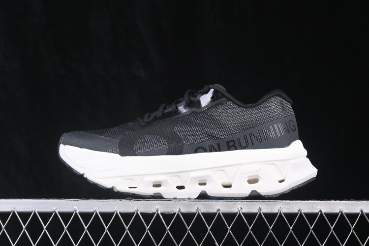 On Cloudmonster 3 Hyper Black & Ivory Sneakers