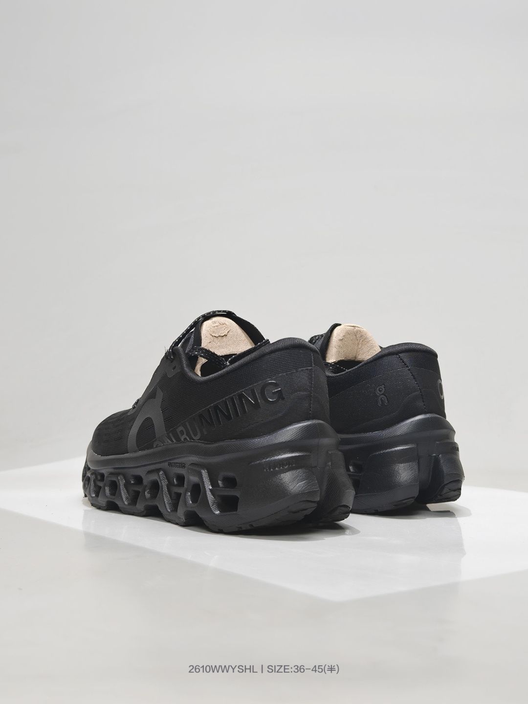 On Cloudmonster 3 All-Black Sneakers