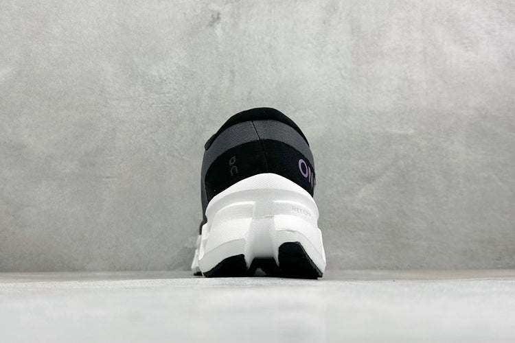 On Cloudmonster 3 Black & White Sneakers