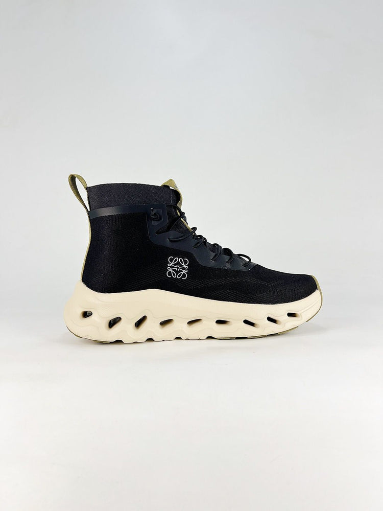 On Black & Ivory High-Top Sneakers