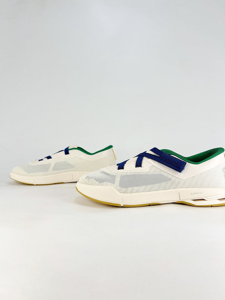 On Cloudnova Moon White & Green Sneakers