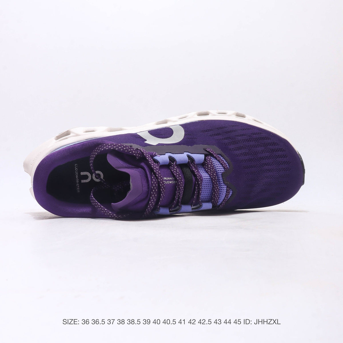 On Cloudmonster 3 Purple & White Sneakers