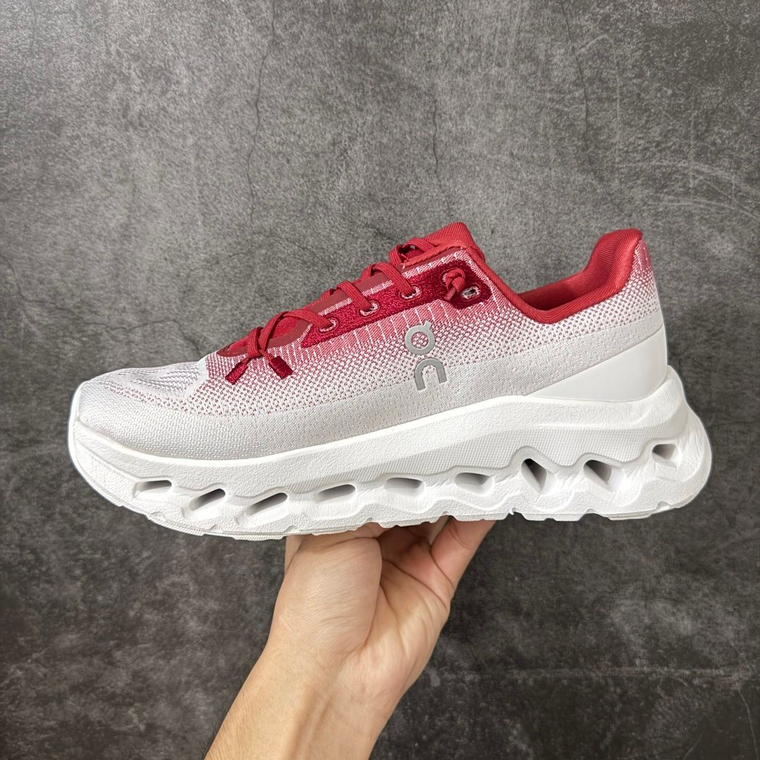 On Cloudtilt White & Red Sneakers