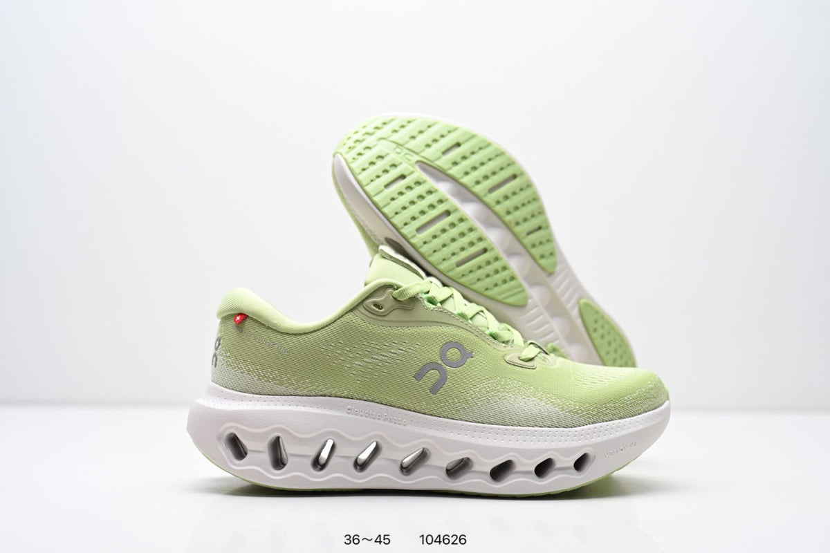 On Cloudsurfer 3 Pale Lime & White Sneakers