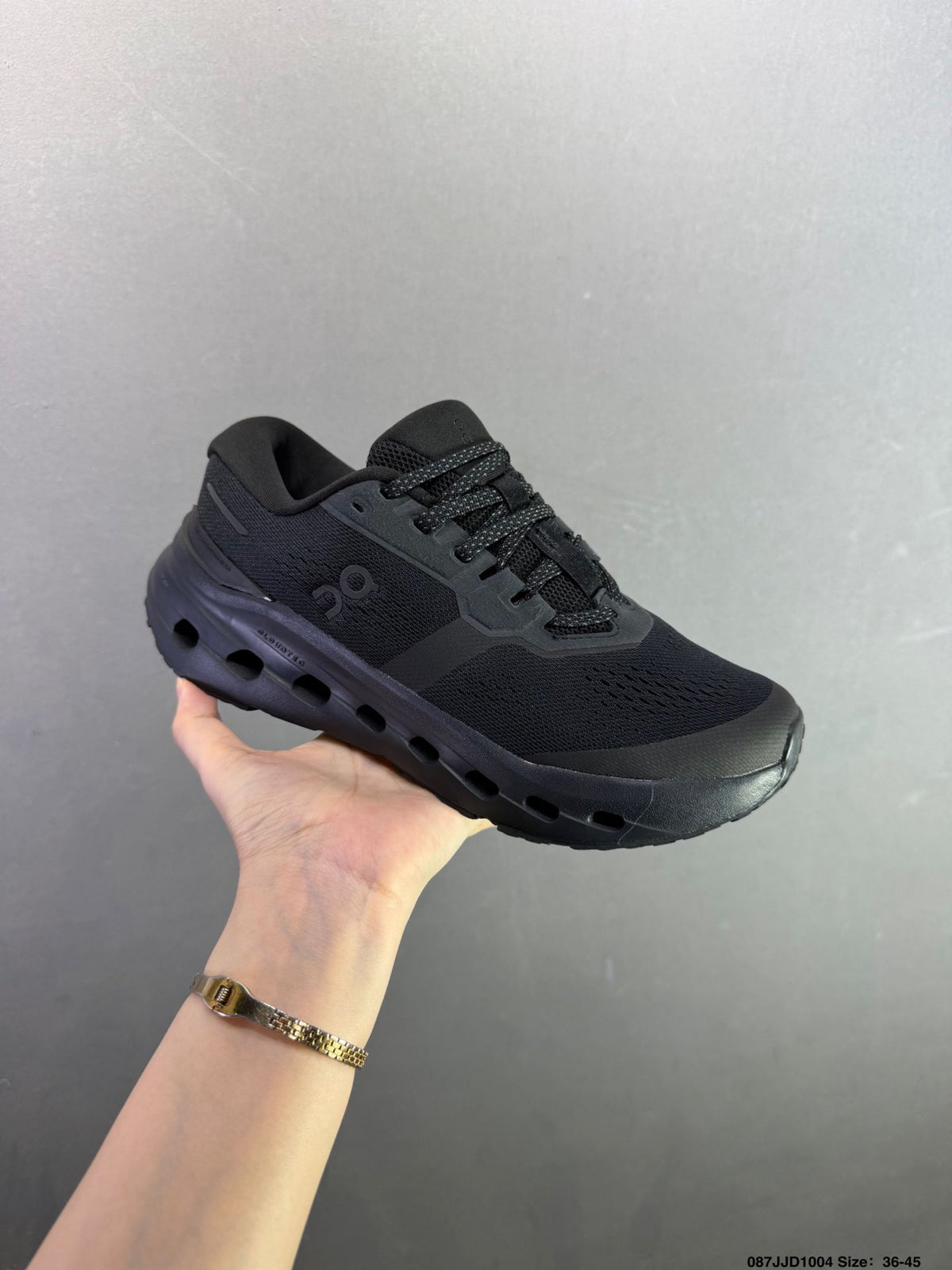On Cloudrunner 3 Black & Charcoal Sneakers