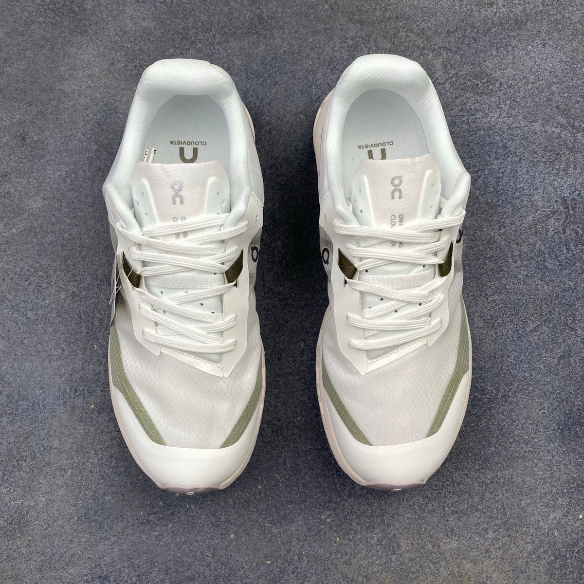 On Cloudvista 2 Cream & Olive Sneakers