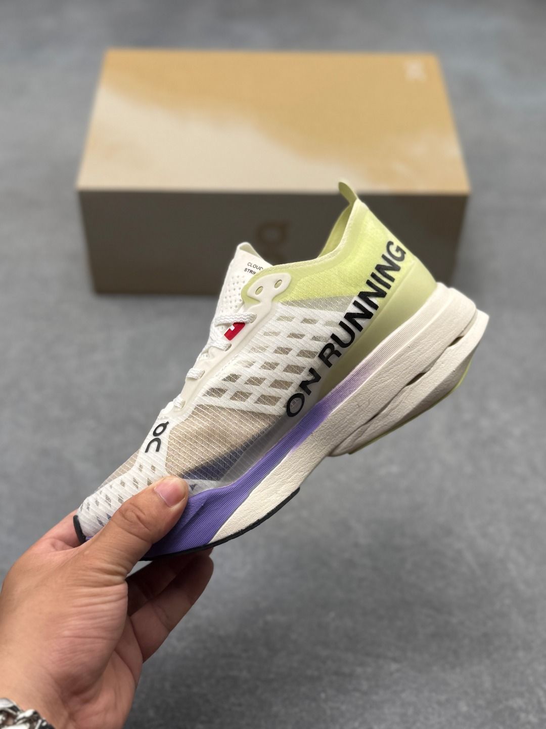On Cloudboom Strike Limelight Sneakers