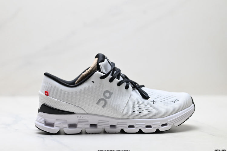 On Cloud X 4 White & Black Sneakers