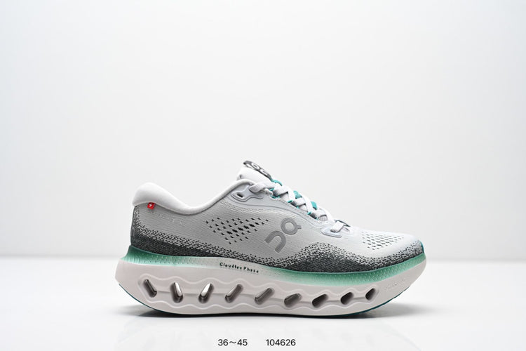 On Cloudsurfer 3 Grey & Mint Sneakers