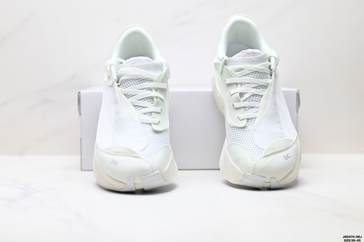 On Cloudboom Volt White & Grey Sneakers