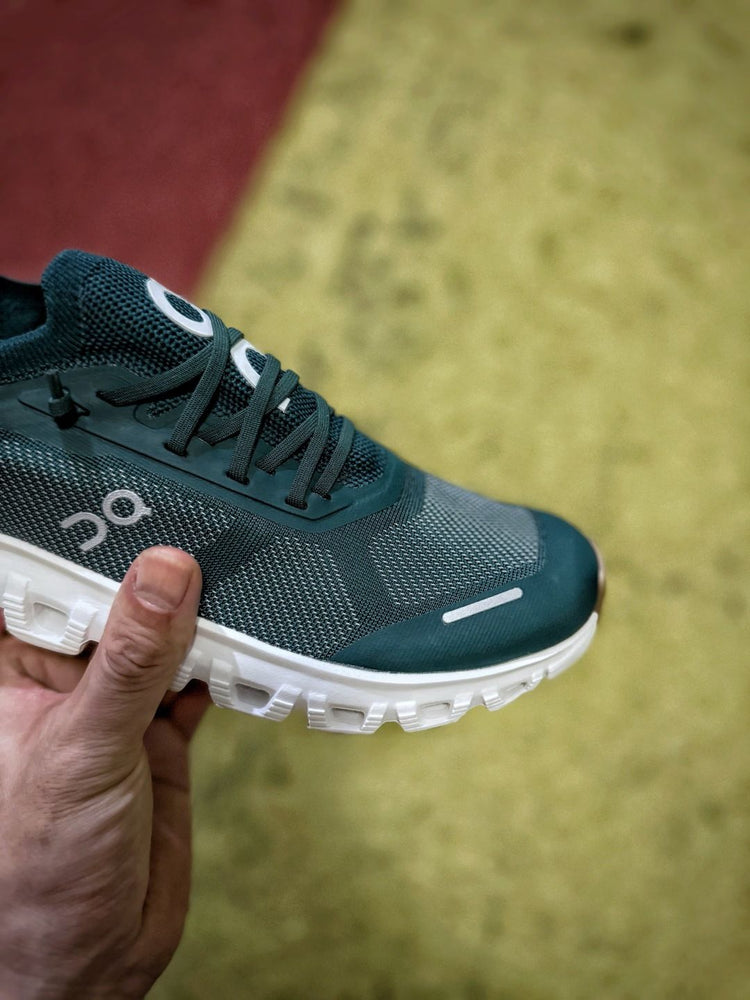 On Cloud X 5 Dark Teal & White Sneakers