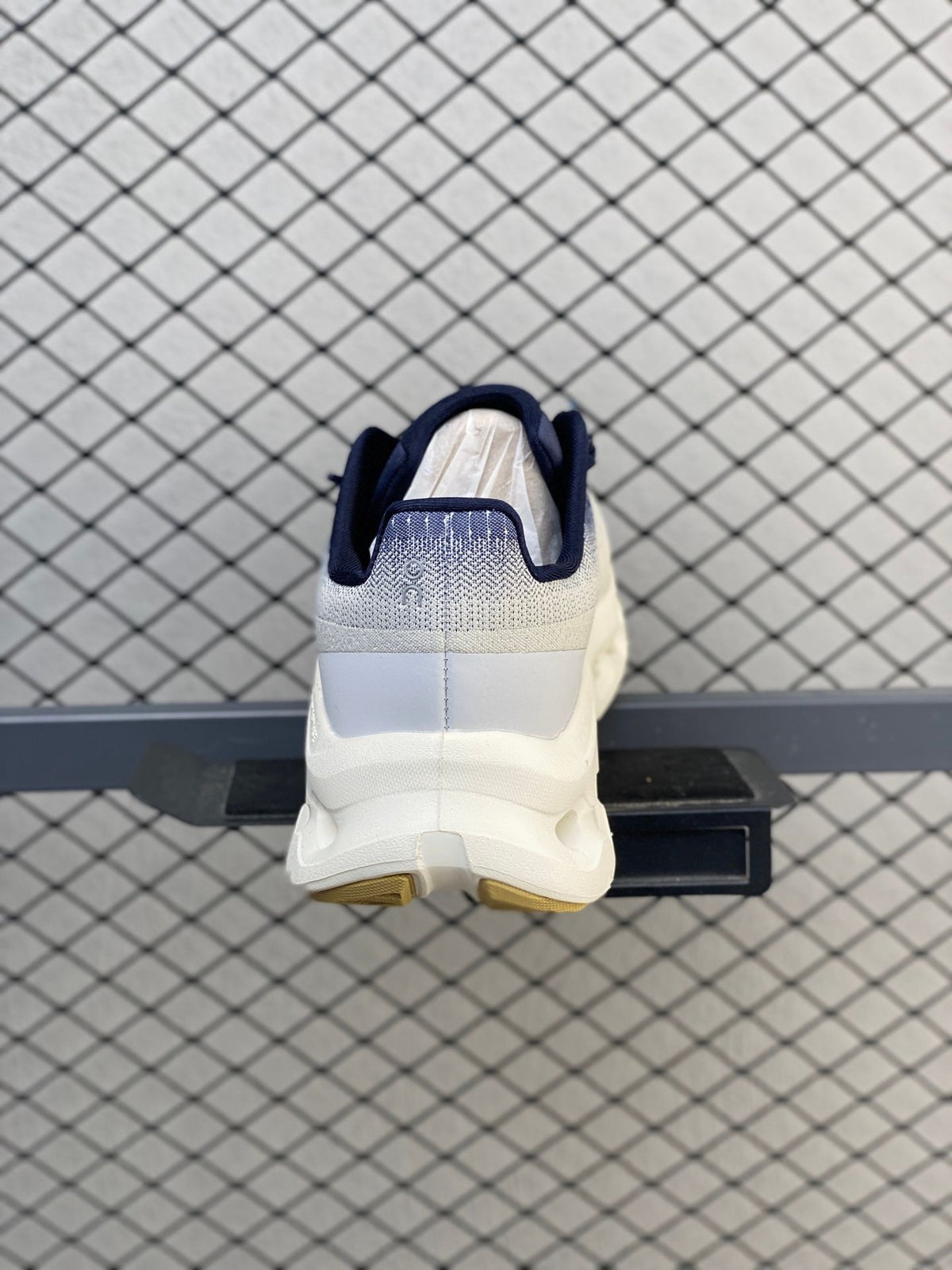 On Cloudtilt White & Navy Sneakers