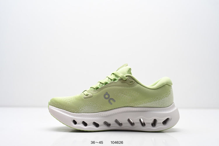 On Cloudsurfer 3 Pale Lime & White Sneakers