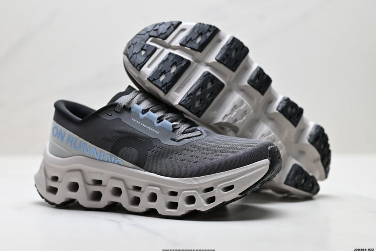On Cloudmonster 3 Charcoal & Grey Sneakers
