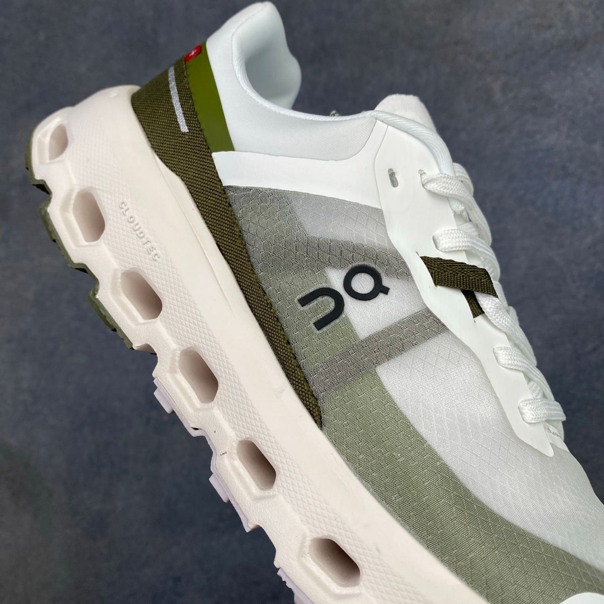 On Cloudvista 2 Cream & Olive Sneakers