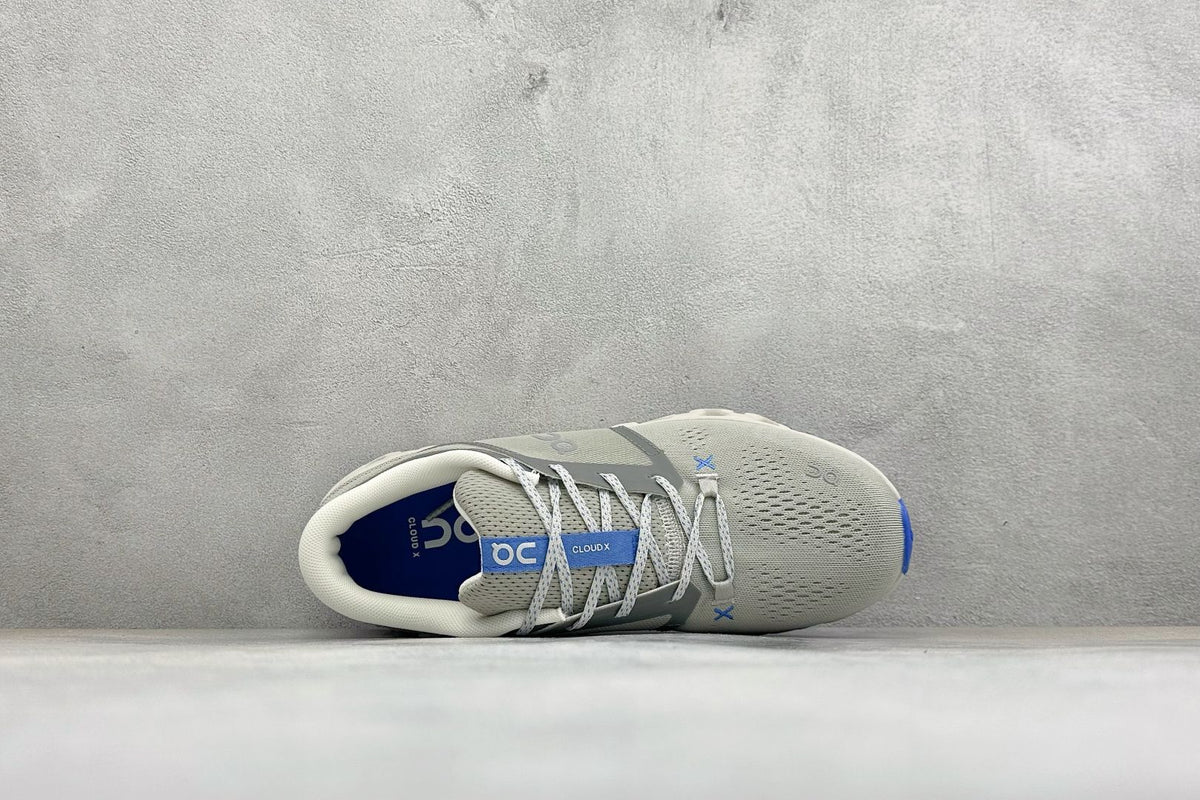 On Cloud X 5 Light Grey & White Sneakers