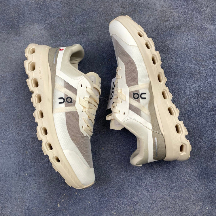 On Cloudvista 2 Cream & Stone Grey Sneakers