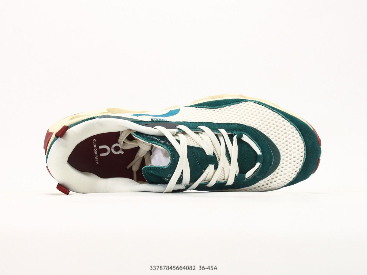 On Cloudswift K-Tech 2 Green & Cream Sneakers