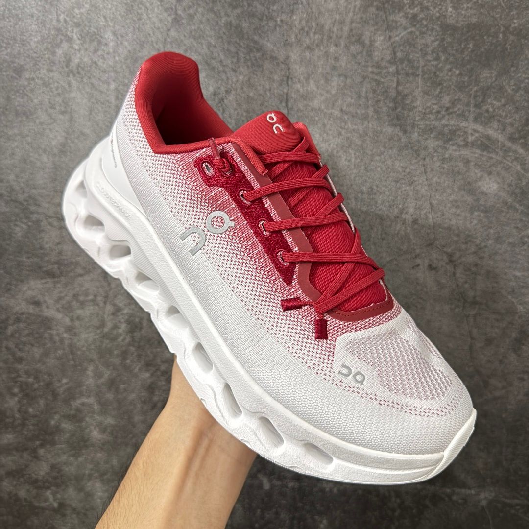 On Cloudtilt White & Red Sneakers