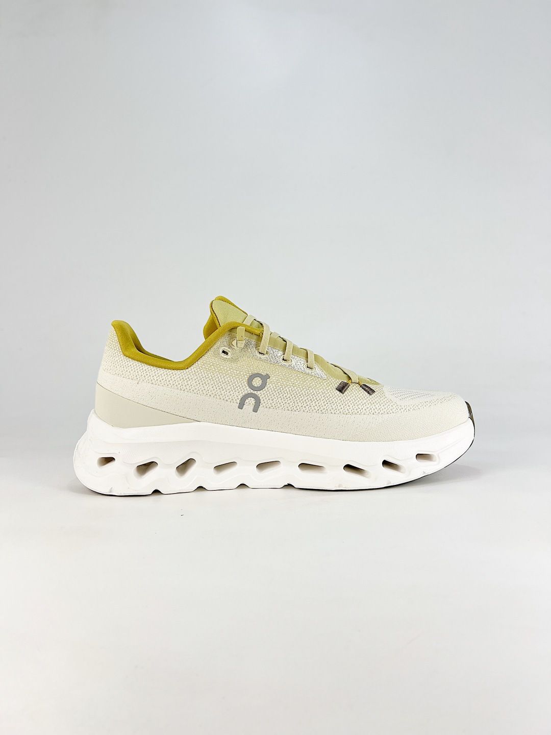 On White & Lime Sneakers Cloud X