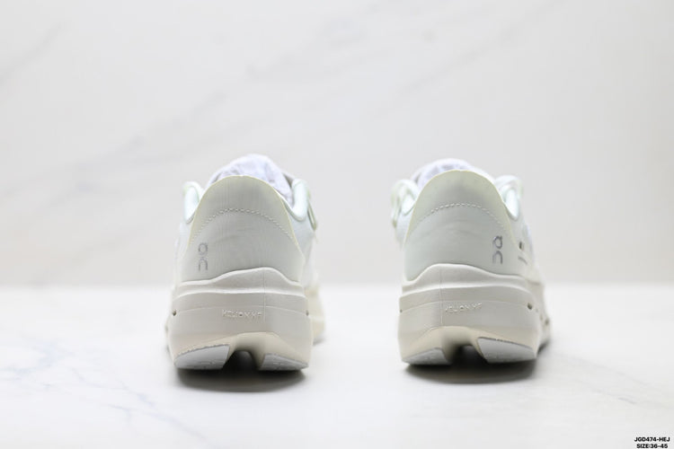 On Cloudboom Volt White & Grey Sneakers