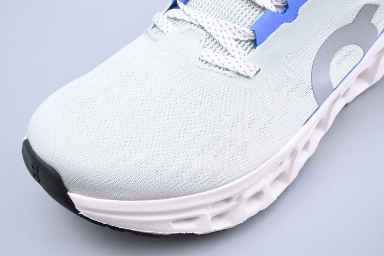 On Cloudmonster 3 White & Blue Sneakers