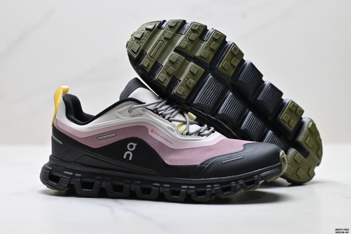 On Cloud 6 Geo Black & Taupe Sneakers