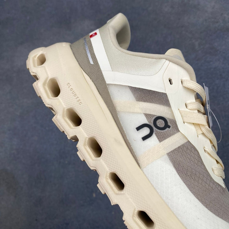On Cloudvista 2 Cream & Stone Grey Sneakers