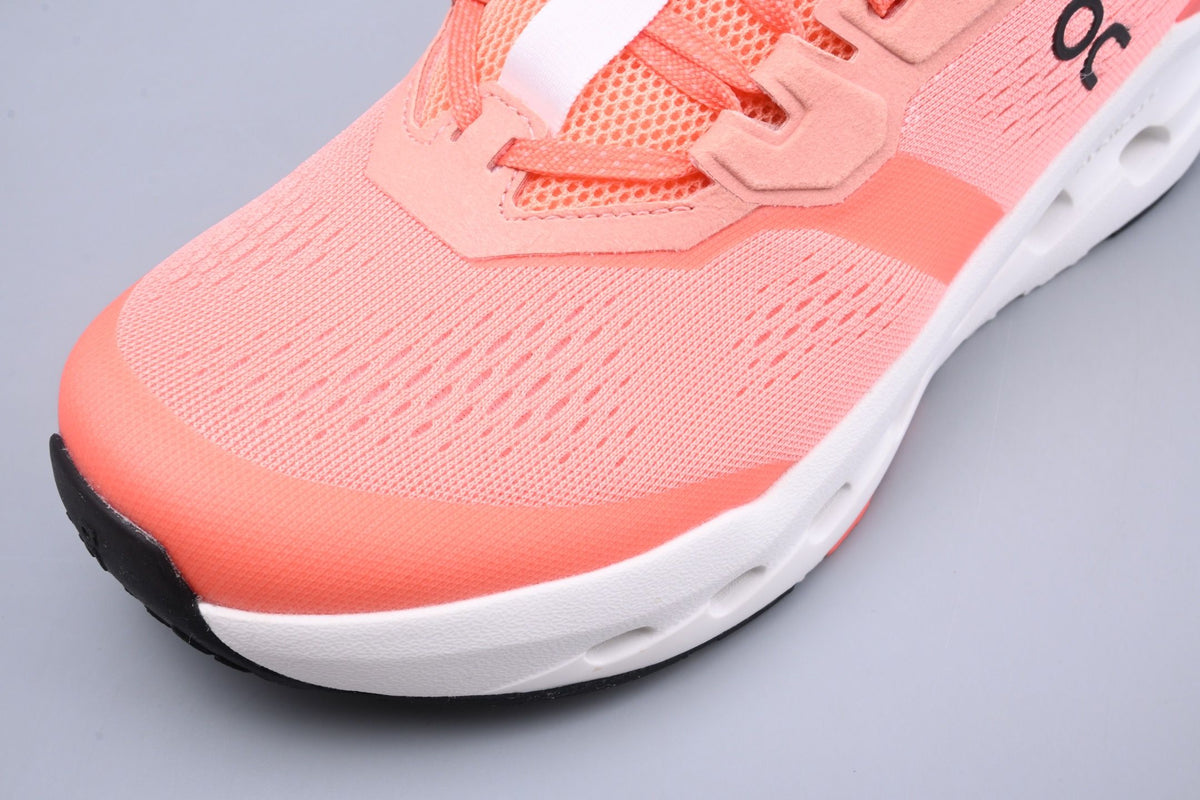 On Cloudrunner 3 Coral & White Sneakers