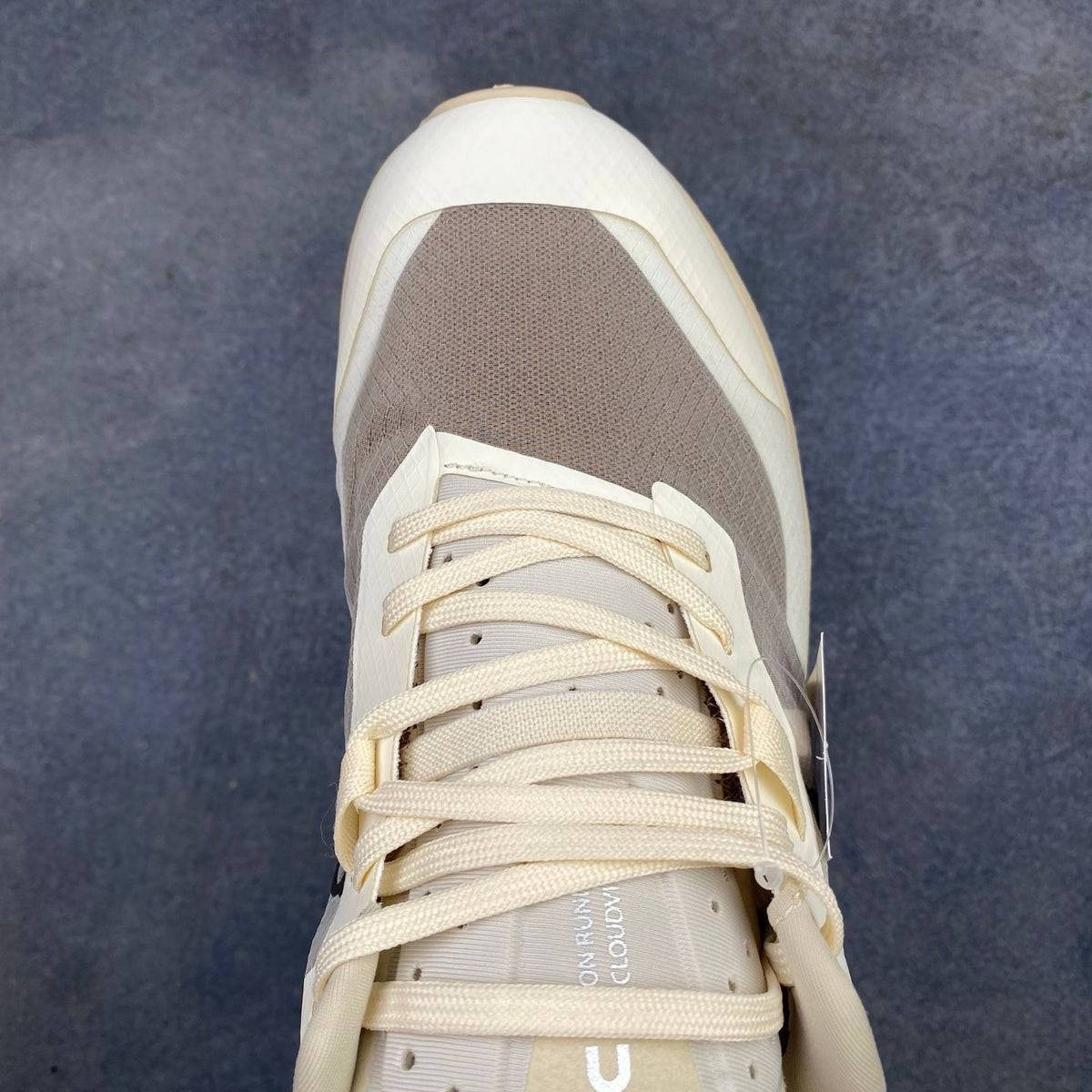On Cloudvista 2 Cream & Stone Grey Sneakers